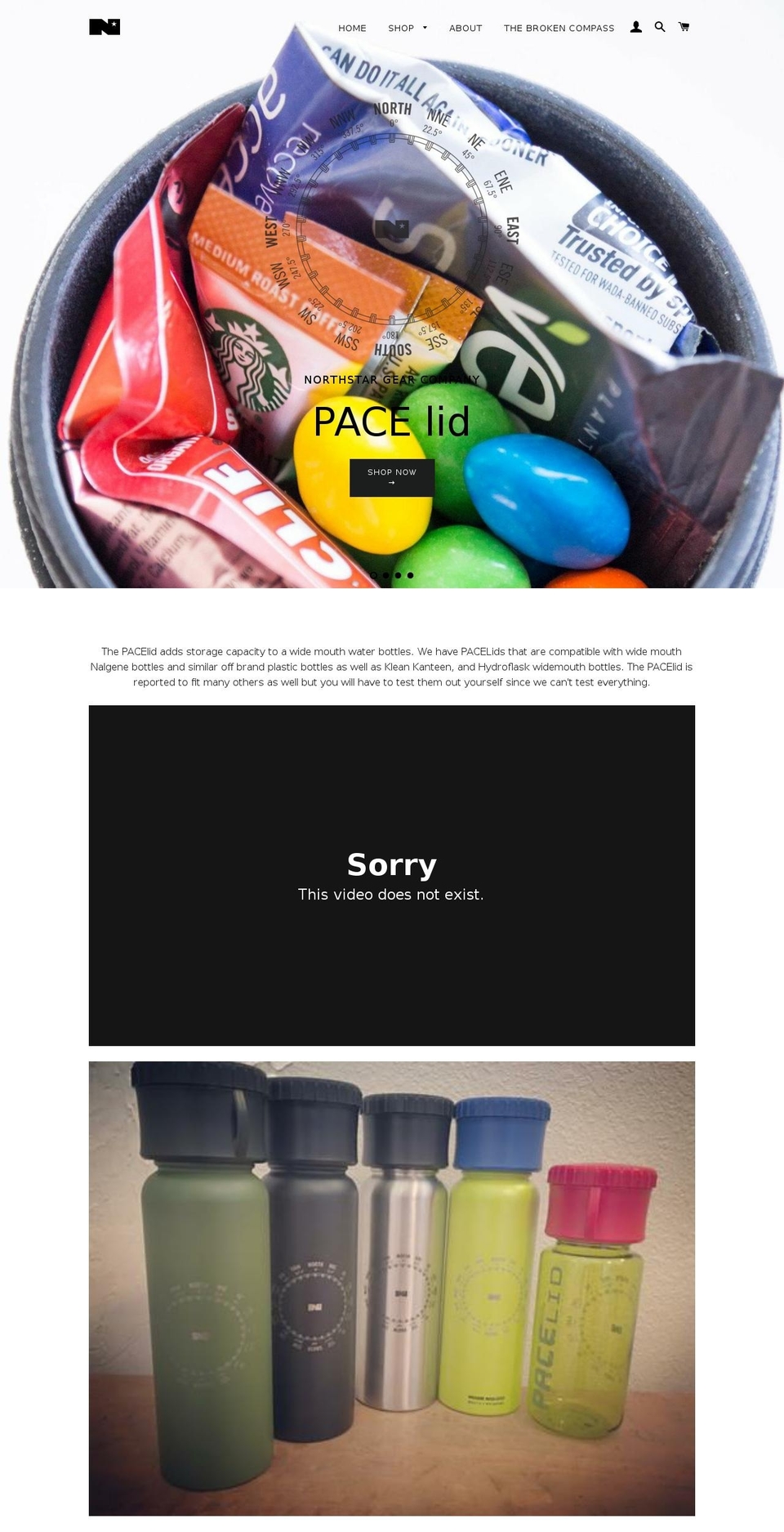 pacelid.com shopify website screenshot