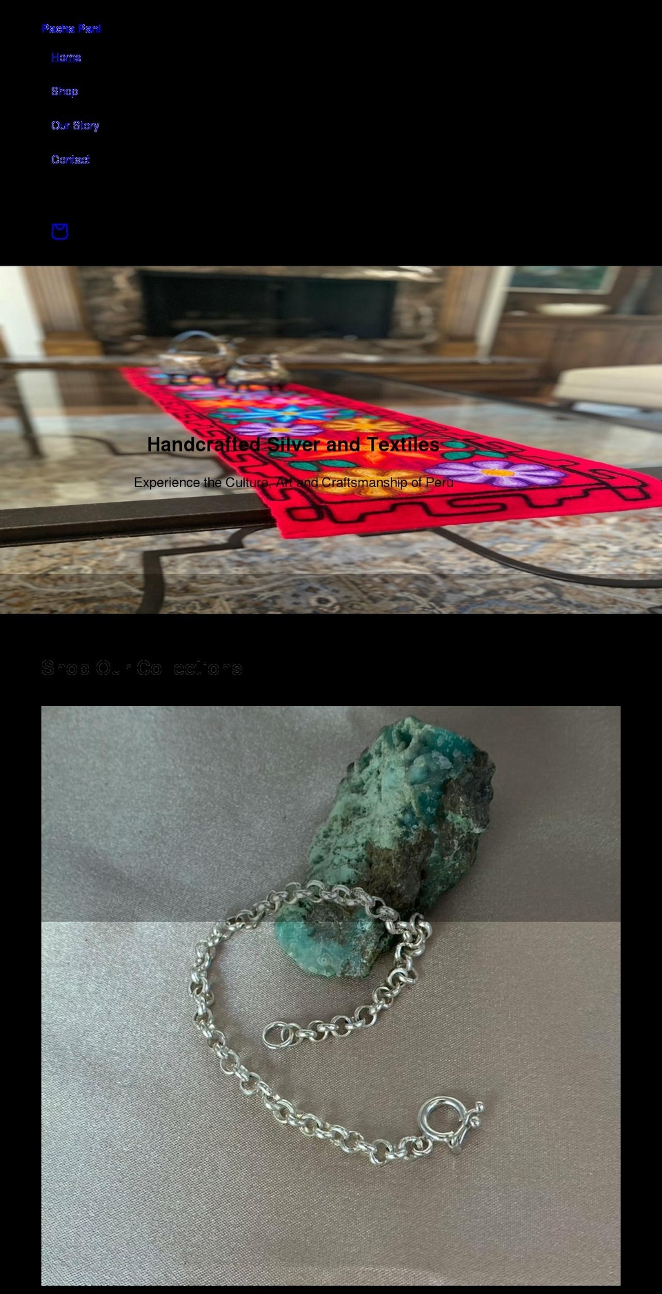 pachapani.com shopify website screenshot