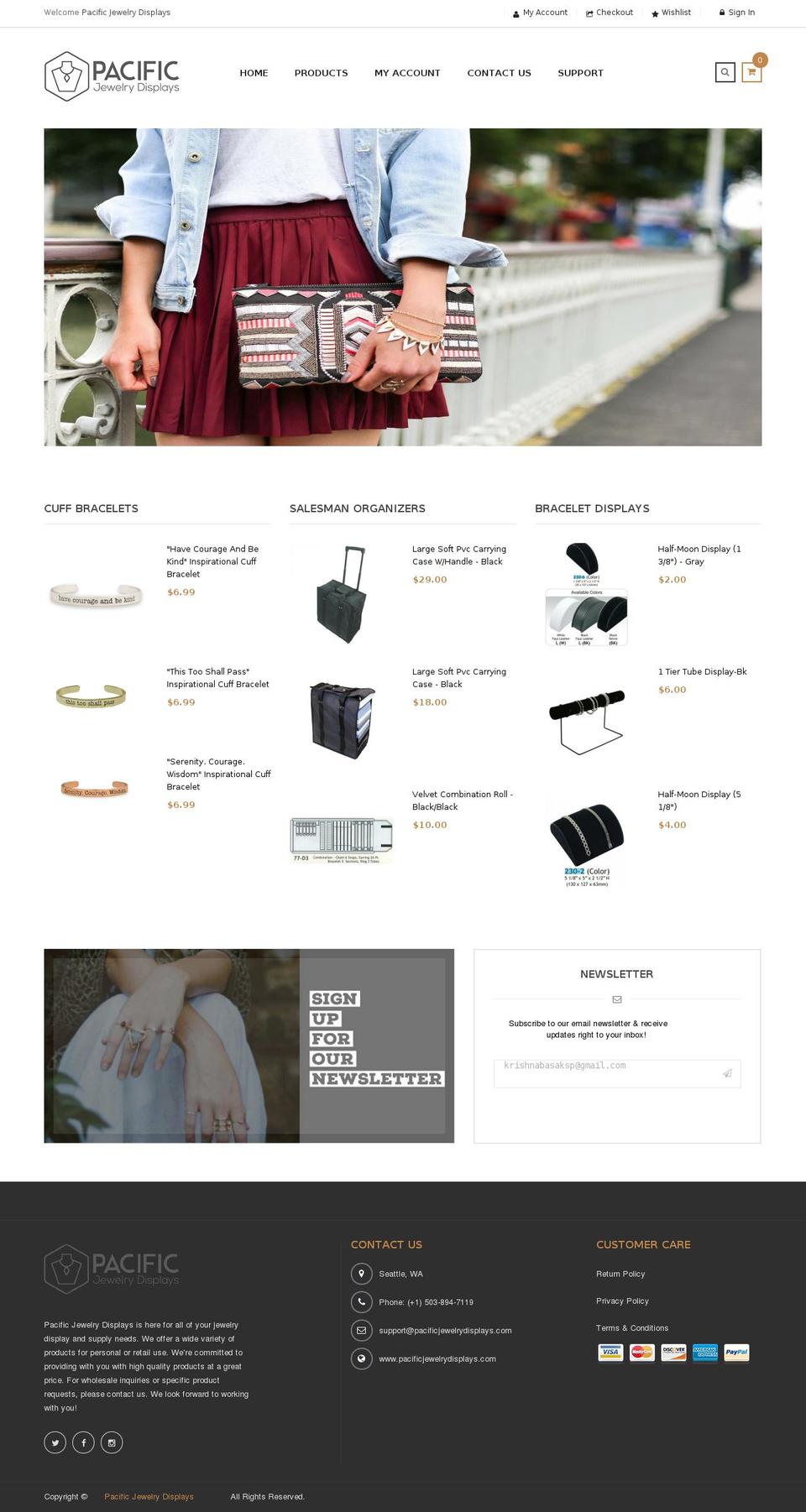 goetze Shopify theme site example pacificjewelrydisplays.com