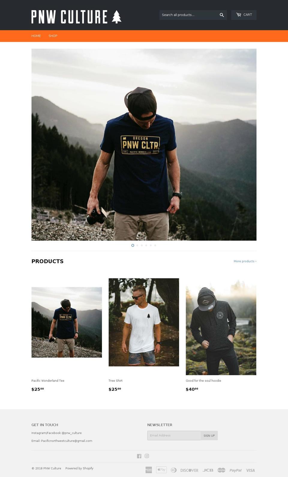 pacificnorthwestculture.com — Shopify storefront screenshot
