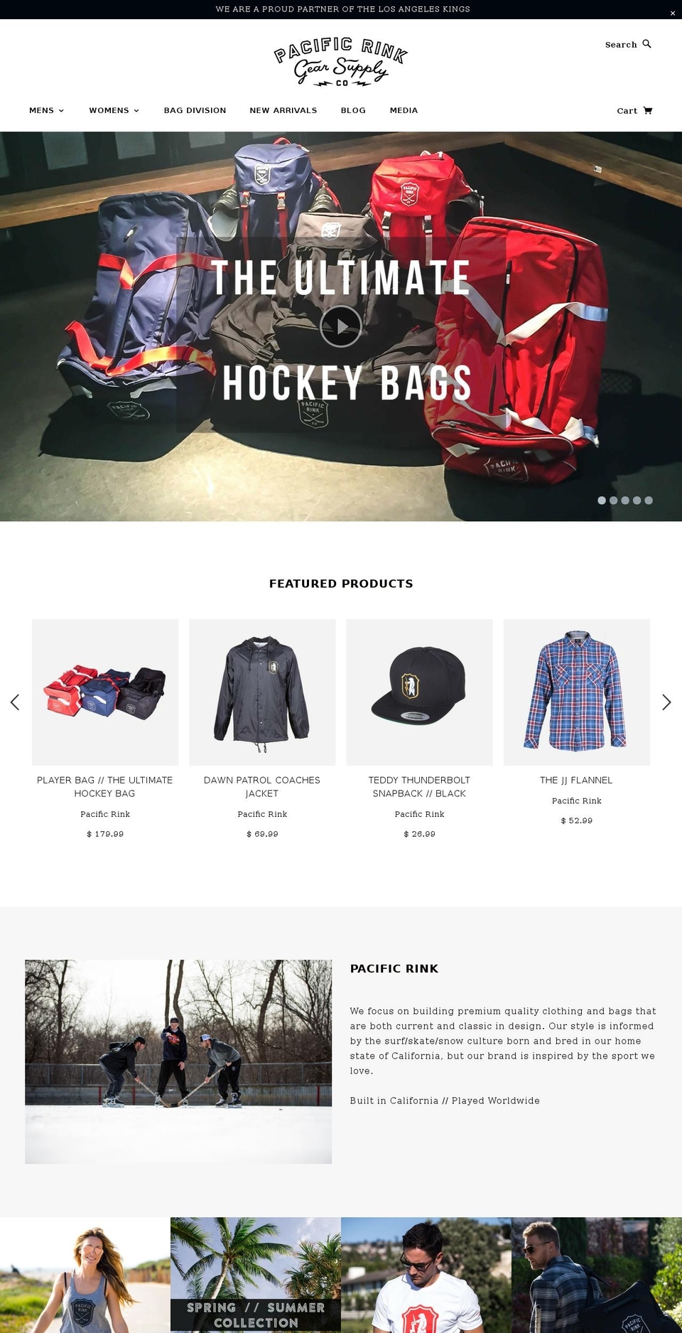 District Shopify theme site example pacificrink.com