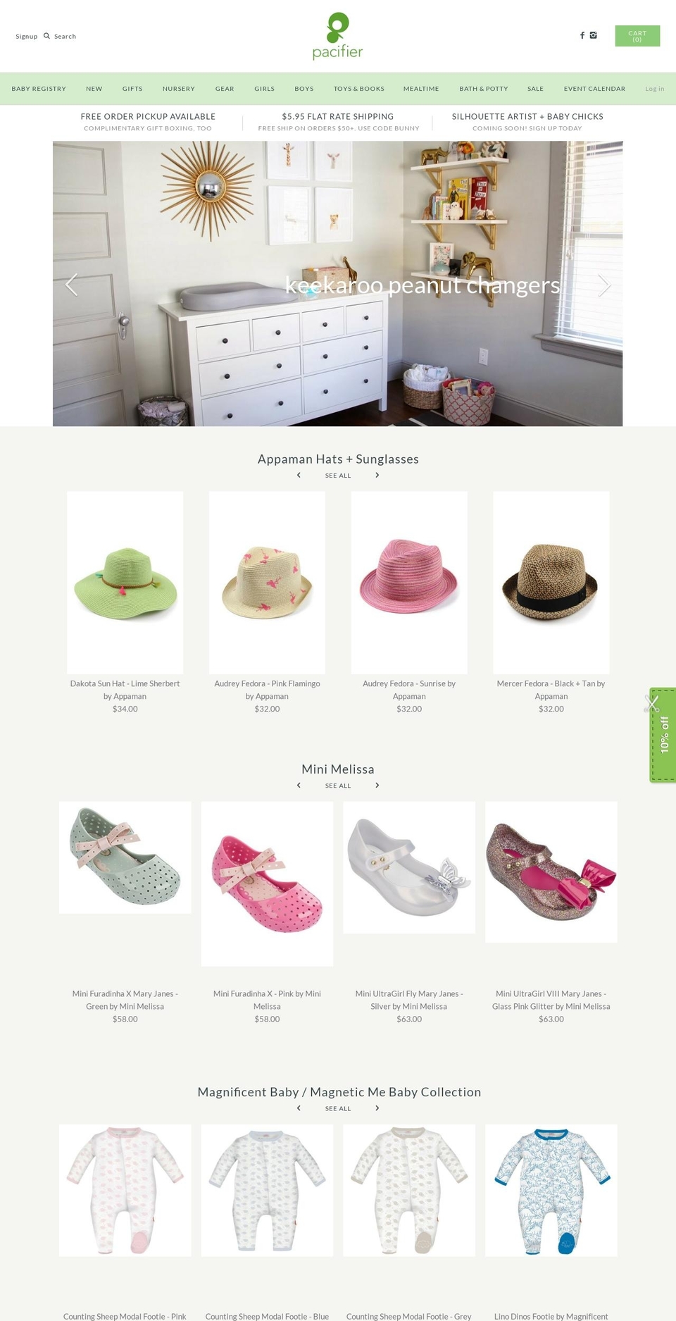 pacifier.me shopify website screenshot