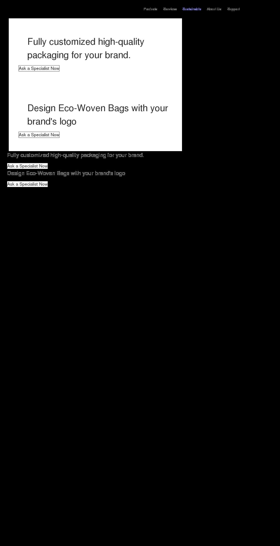 packamerica.com shopify website screenshot