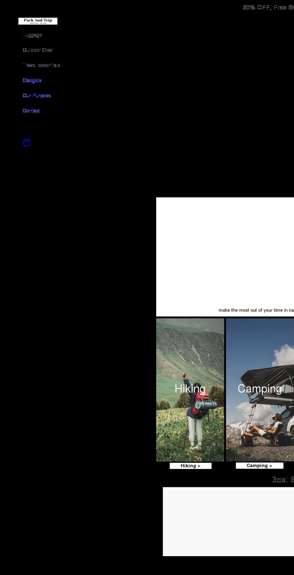 packandtrip.com shopify website screenshot
