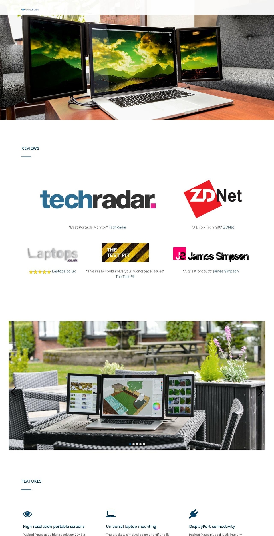 packedpixels.net shopify website screenshot