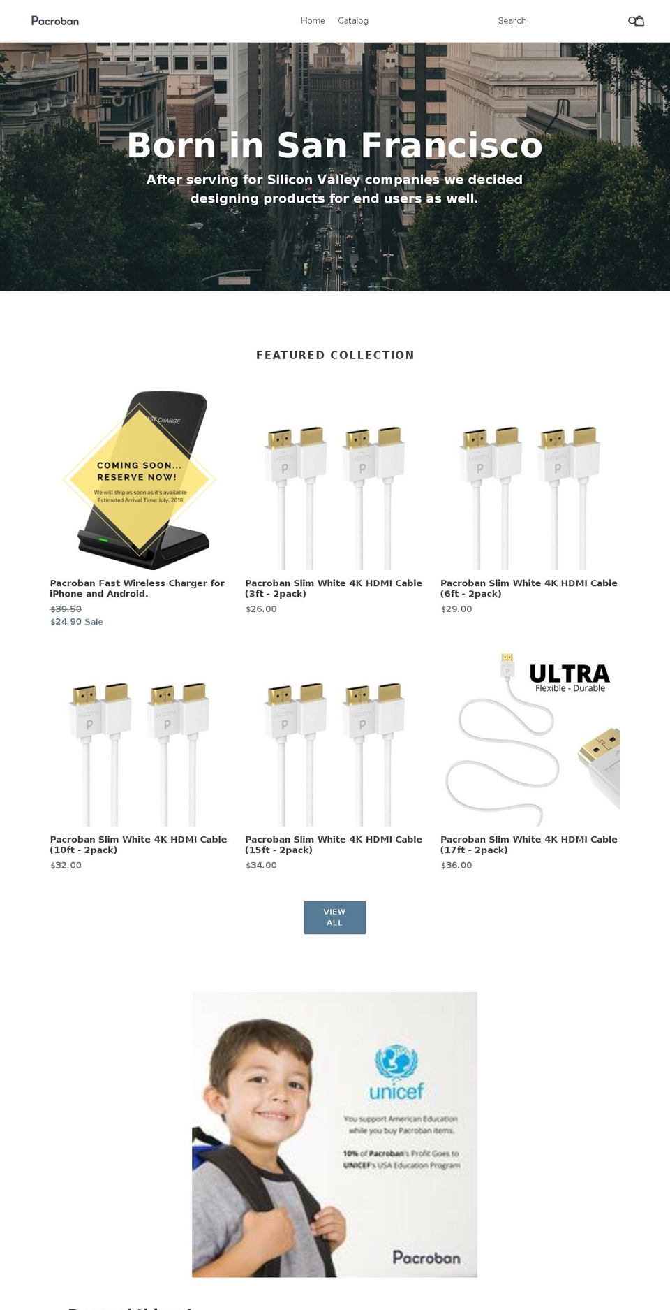 pacroban.com — Shopify storefront screenshot