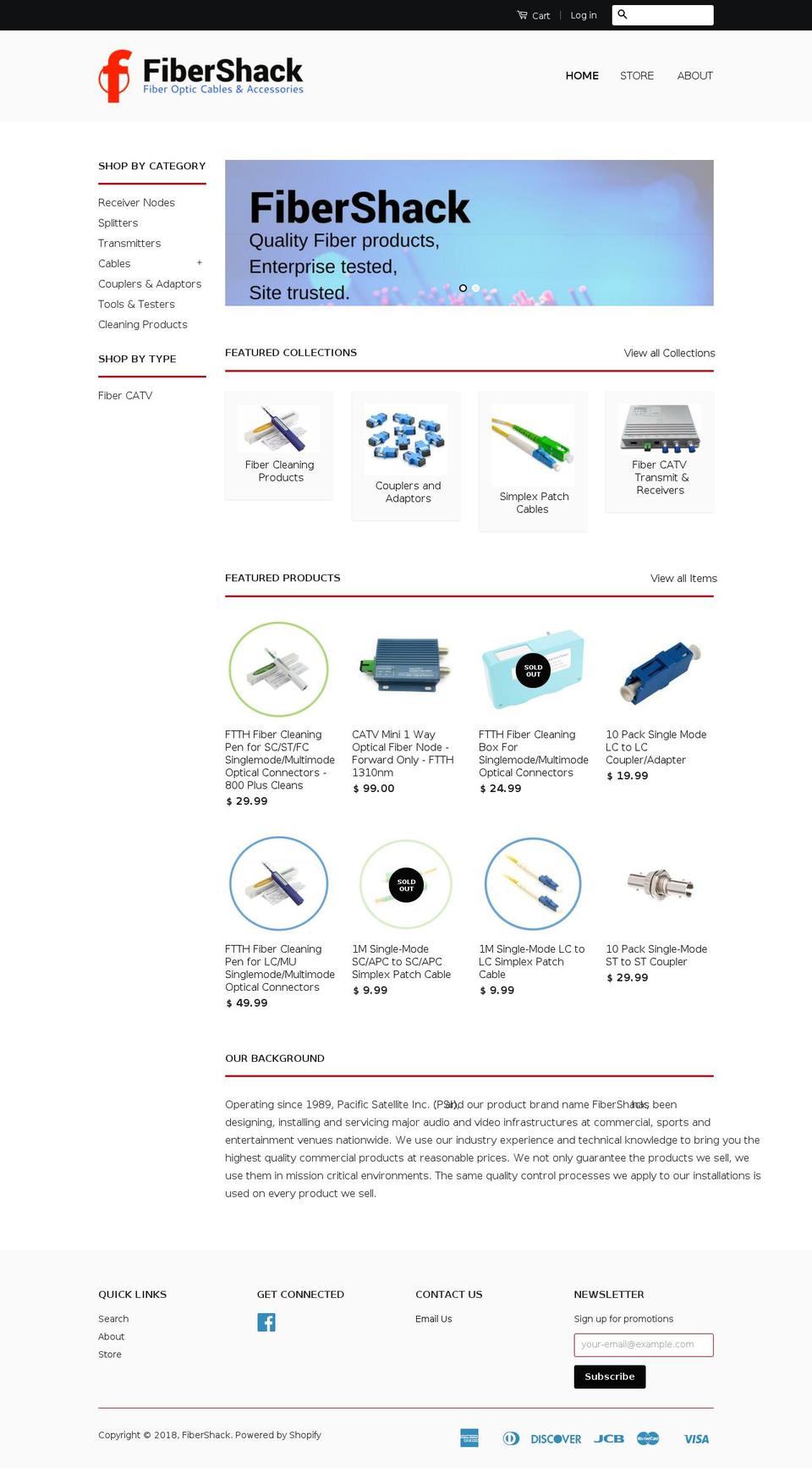 pacsatsales.com — Shopify storefront screenshot