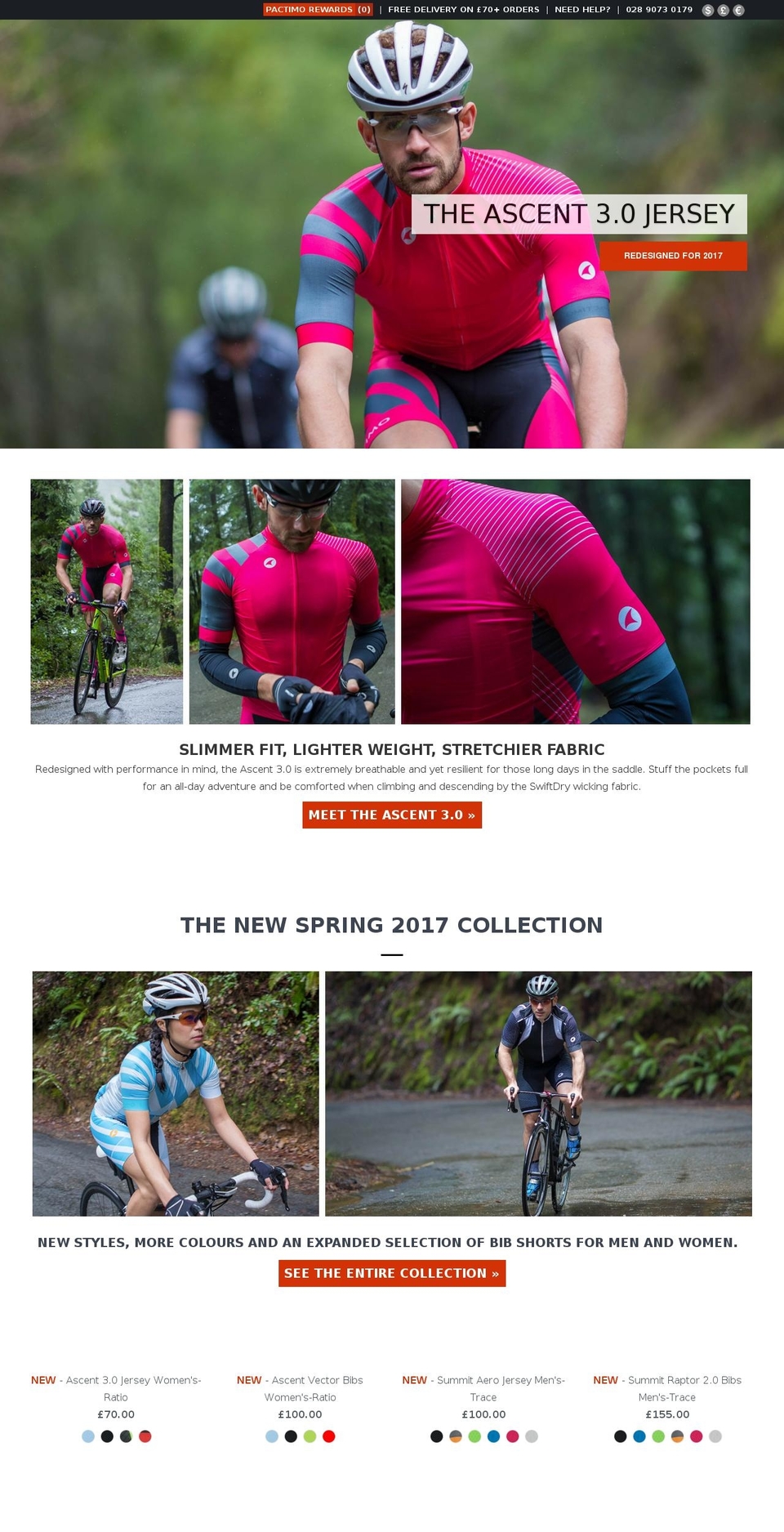 pactimo.co.uk shopify website screenshot