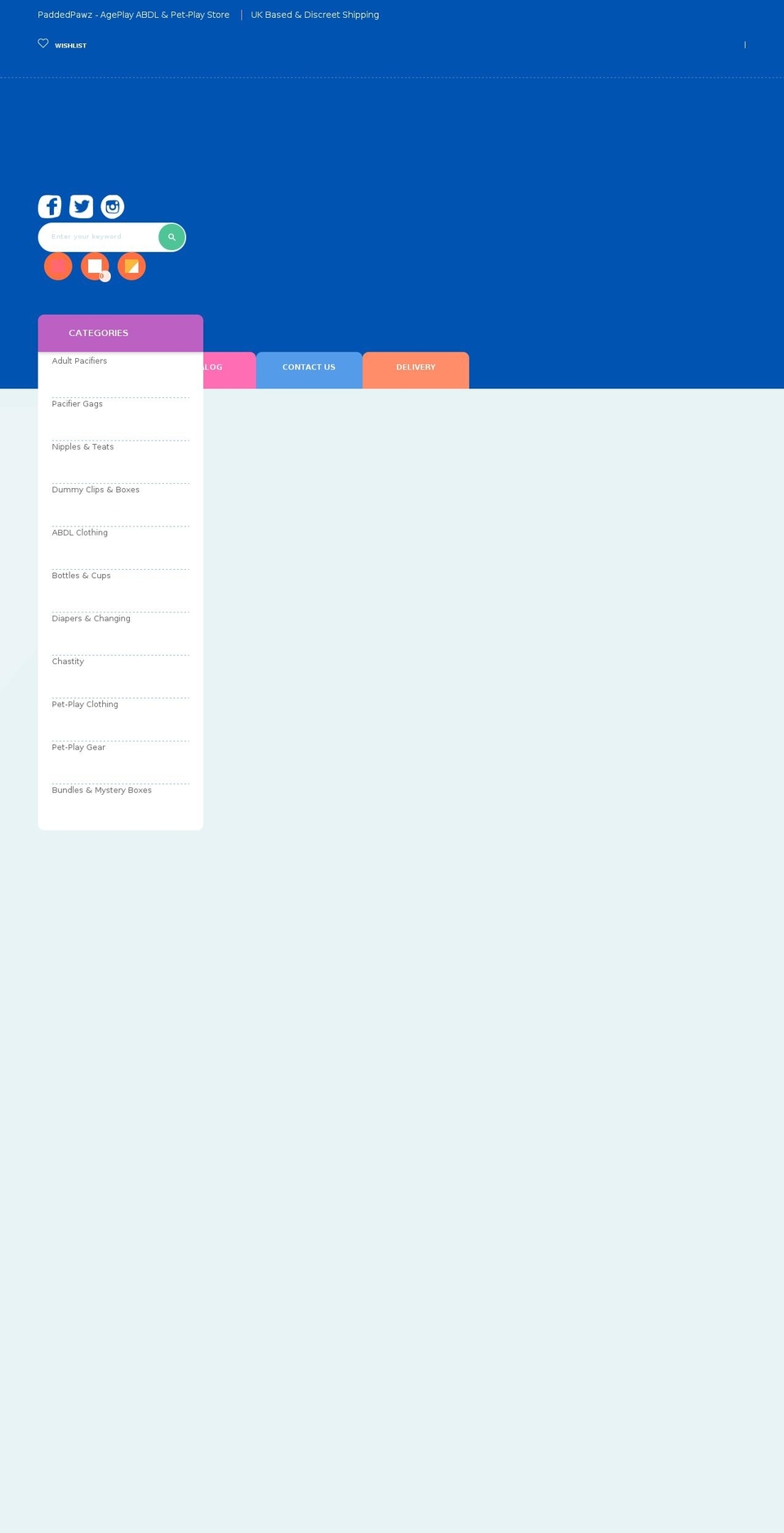 paddedpawz.com shopify website screenshot