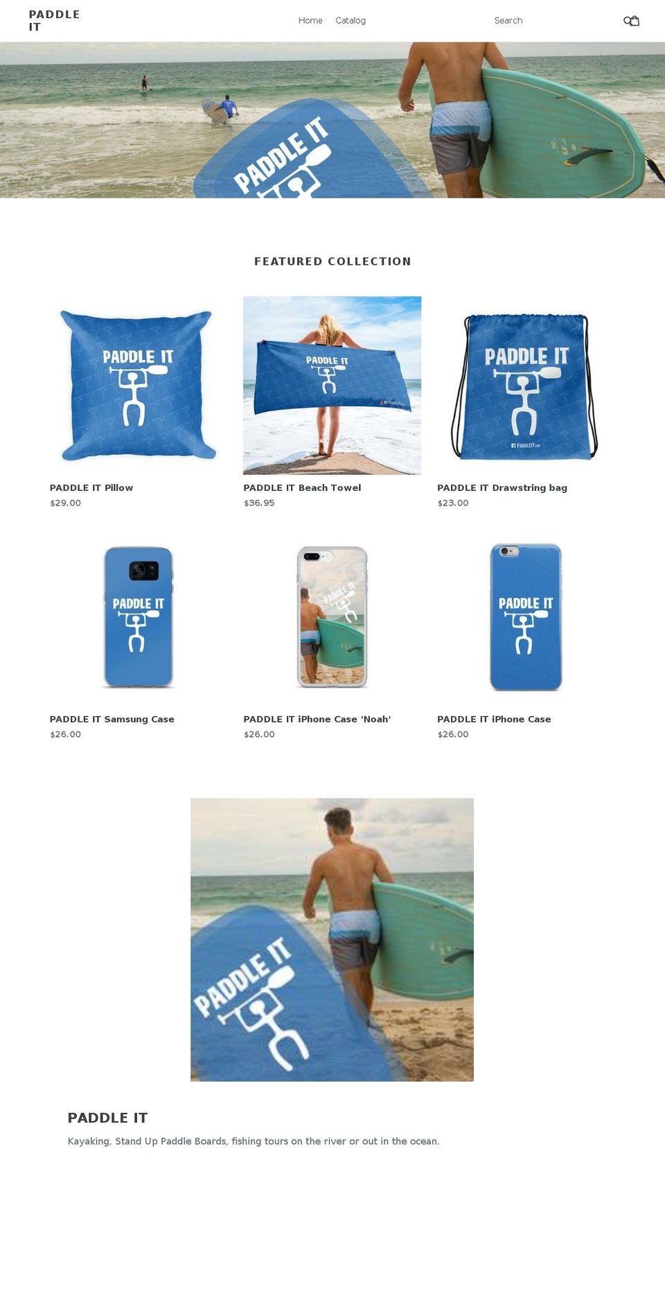 paddleit.com shopify website screenshot