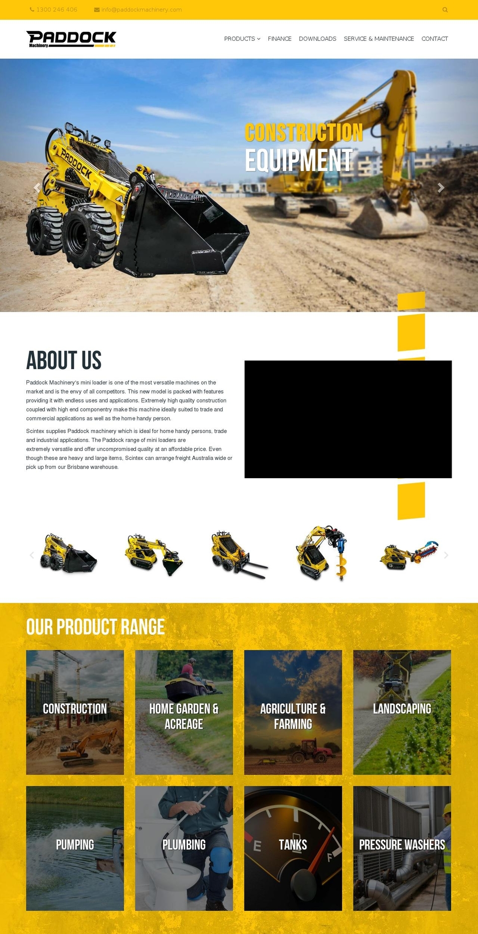 Base Theme Shopify theme site example paddockmachinery.com