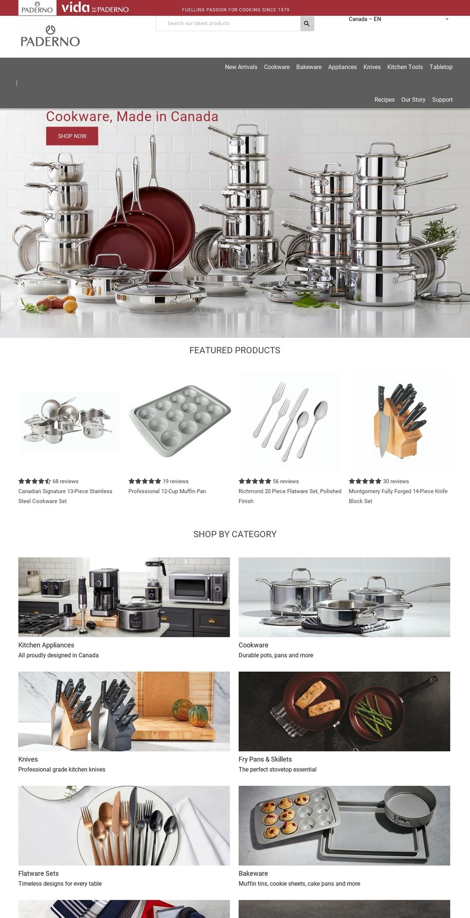 padinox.com shopify website screenshot