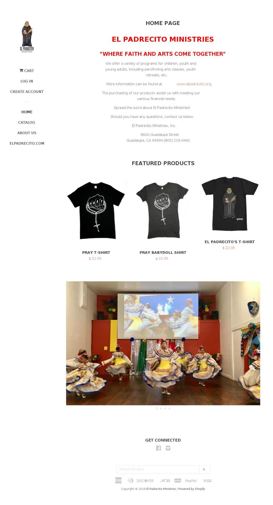 padrestore.com — Shopify storefront screenshot