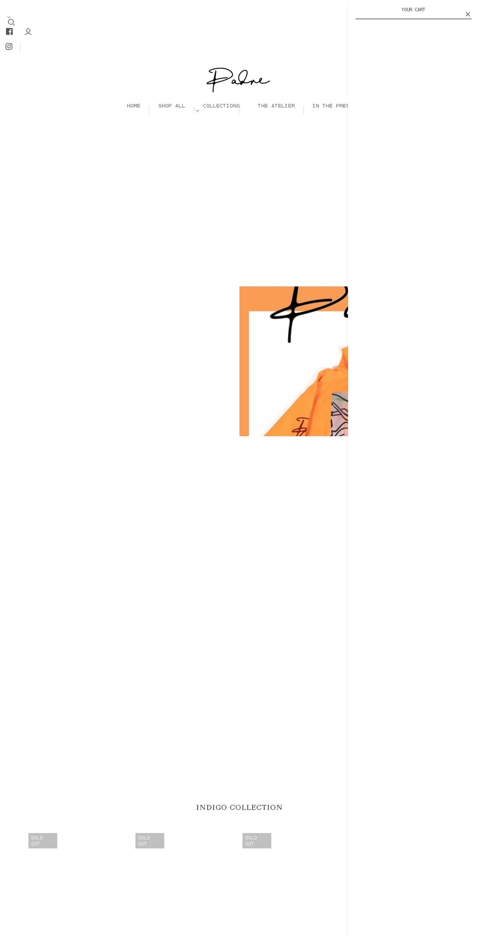 padrexla.com shopify website screenshot