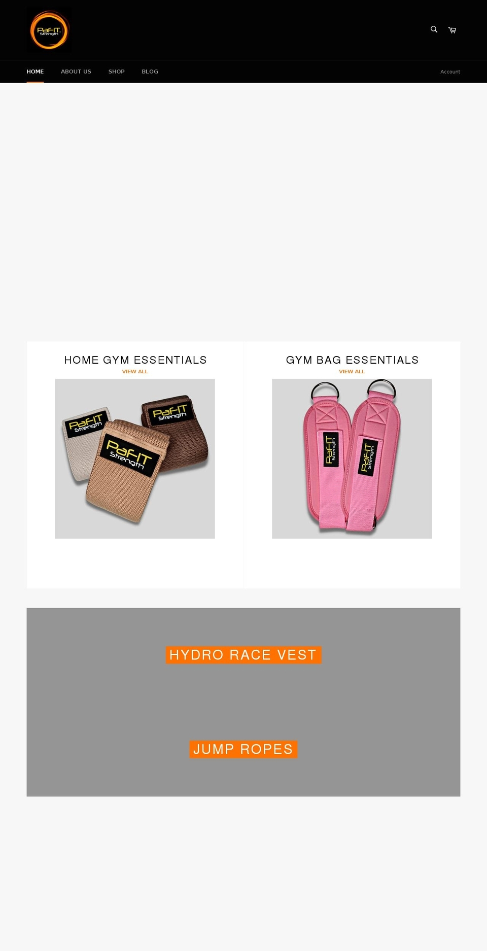 pafitstrength.com shopify website screenshot
