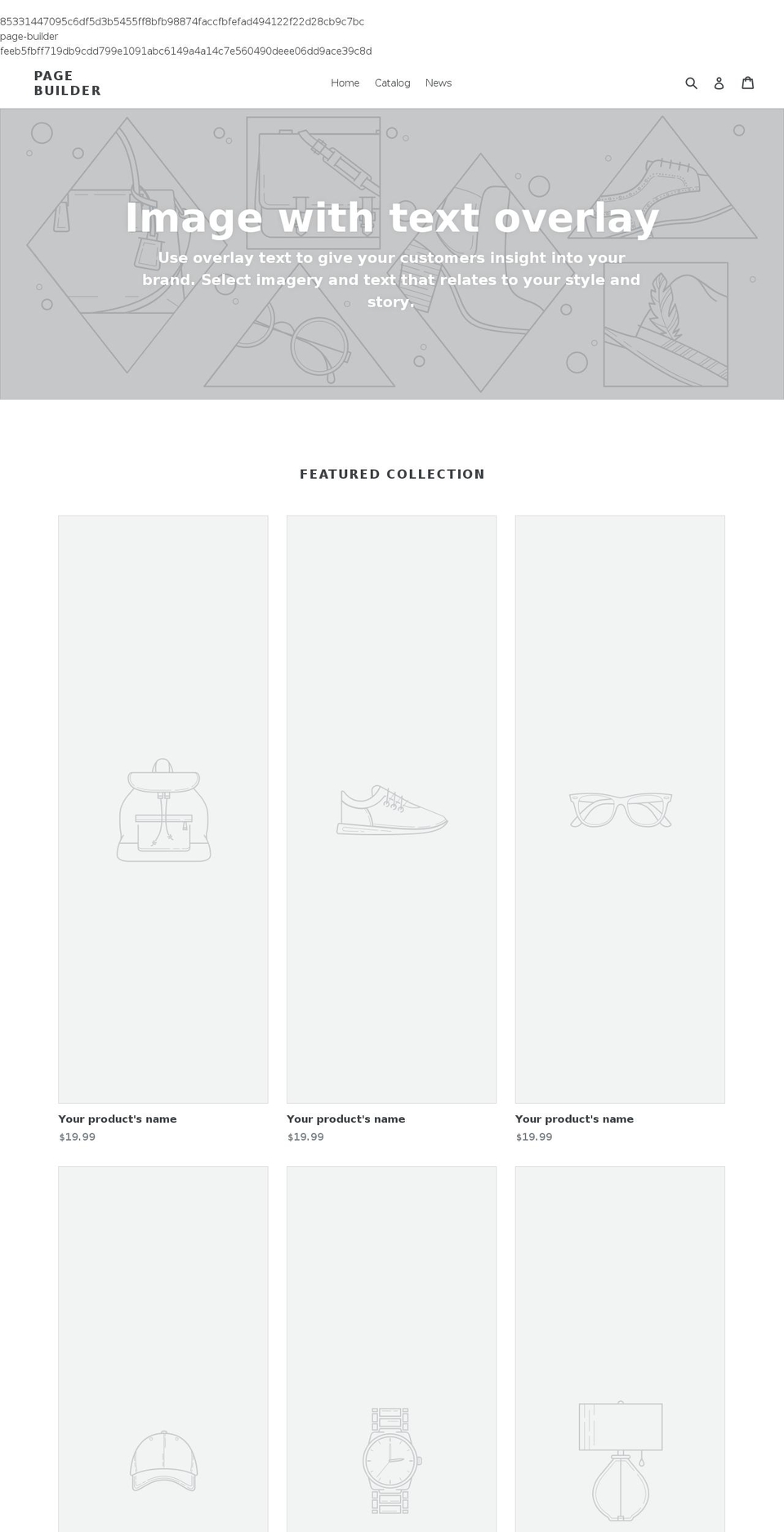 page-builder.myshopify.com shopify website screenshot