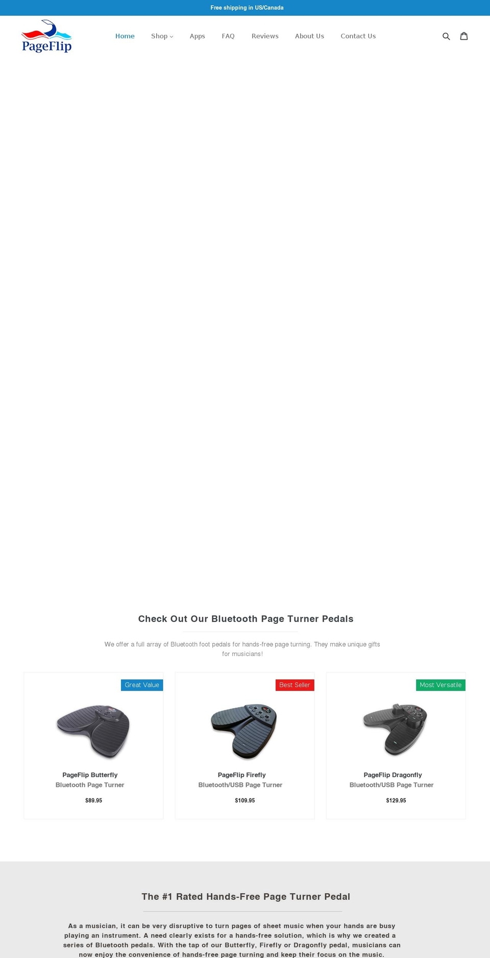 pageflip.com — Shopify storefront screenshot