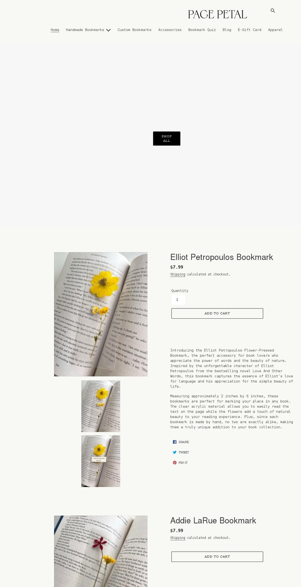 pagepetal.com shopify website screenshot