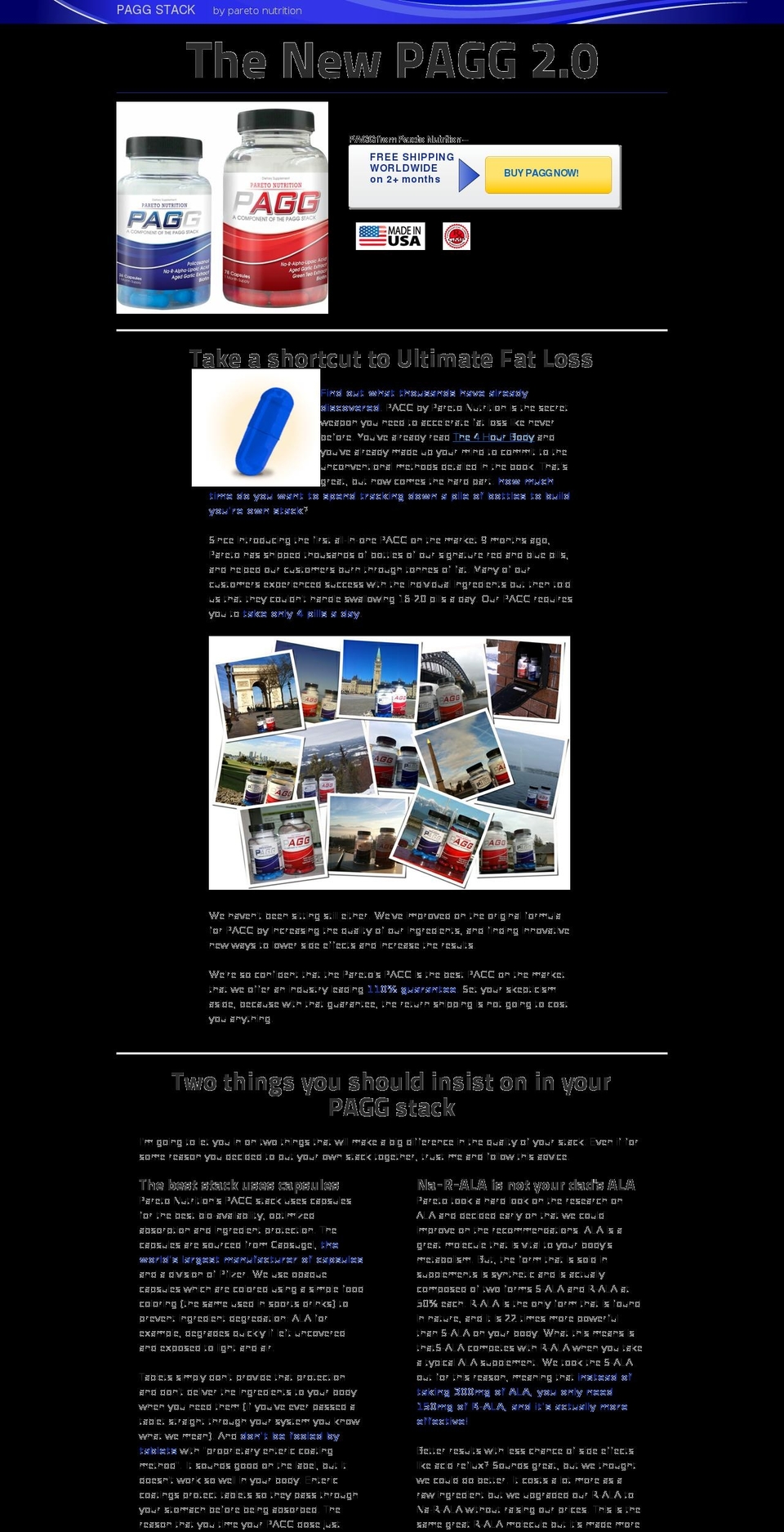 paggstack.com shopify website screenshot