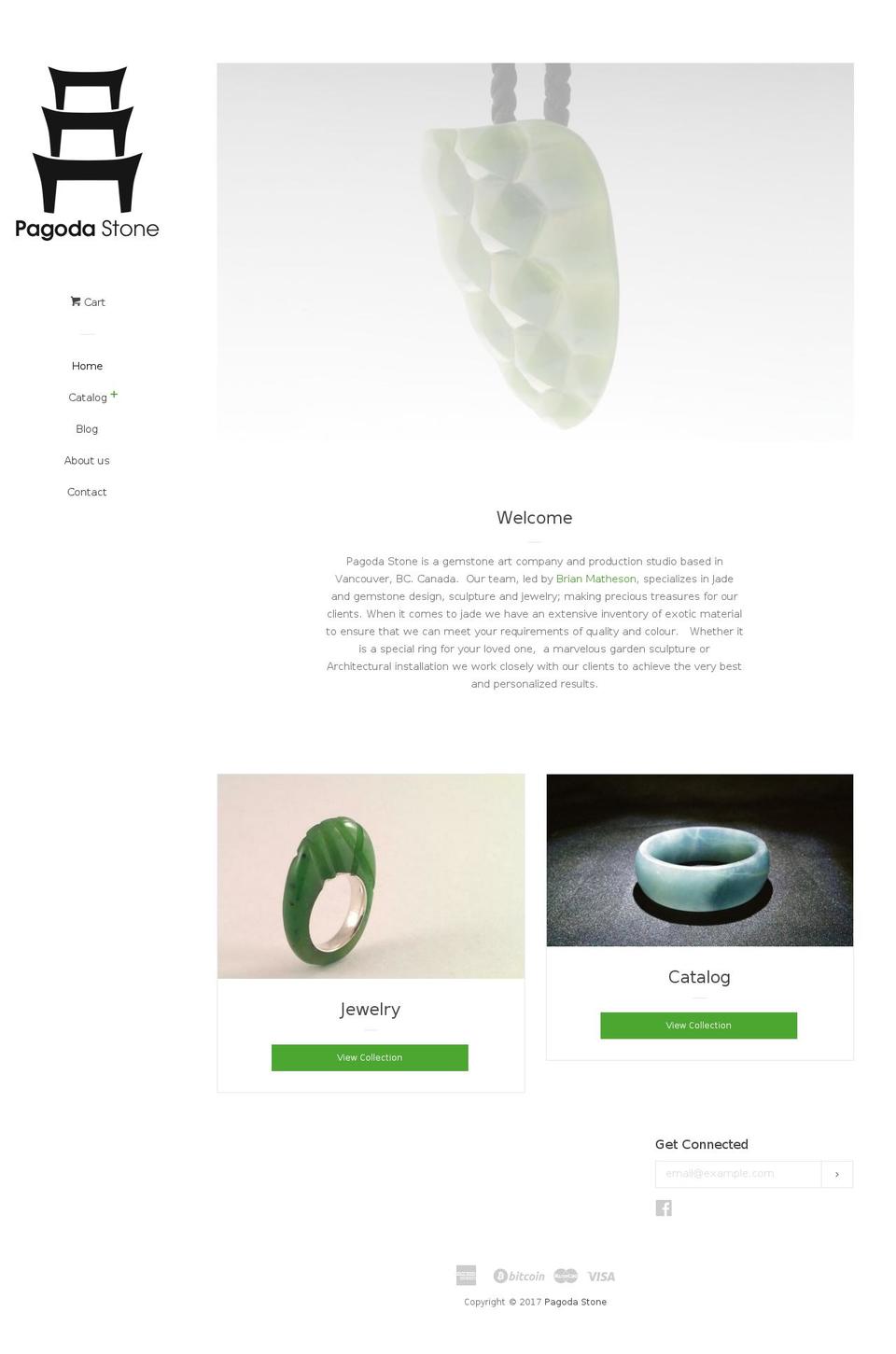 Pagoda Shopify theme site example pagodastone.com