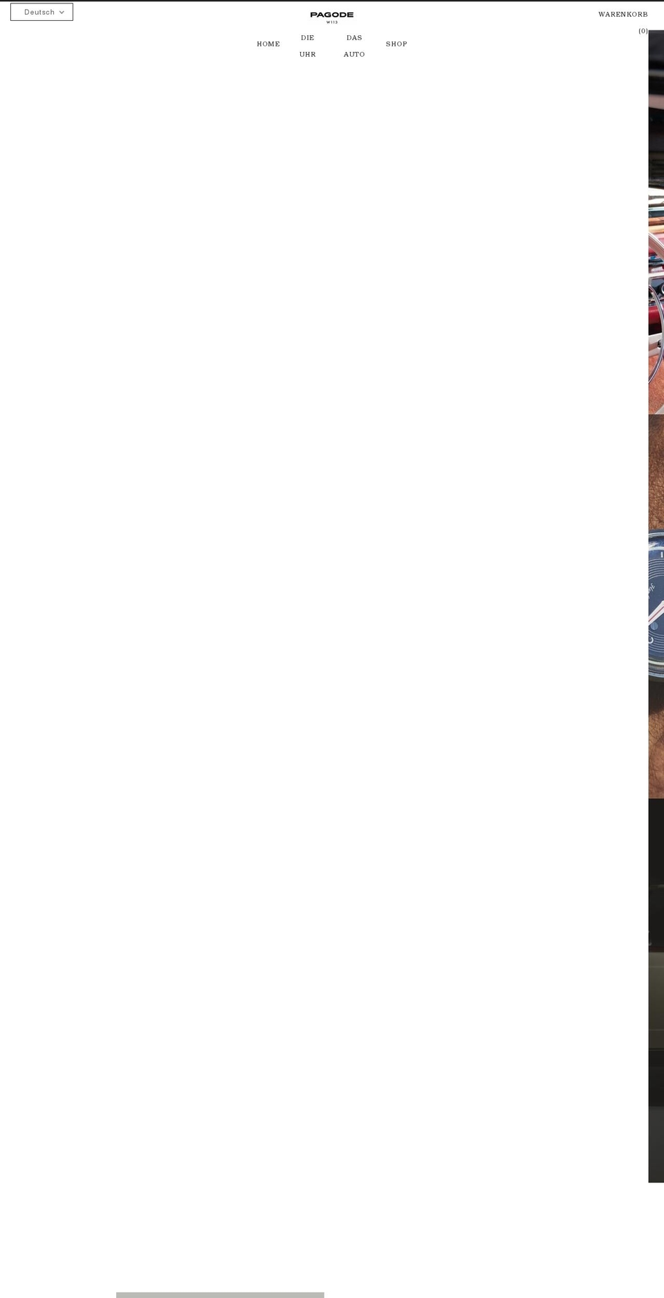 pagode-watch.com shopify website screenshot