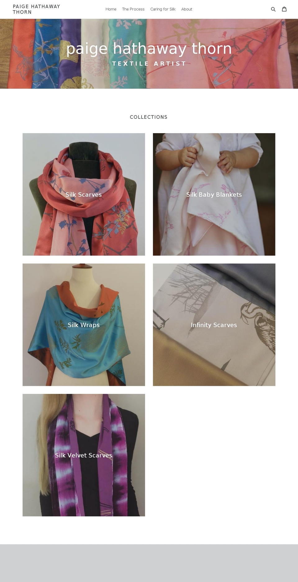paigehathawaythorn.com — Shopify storefront screenshot
