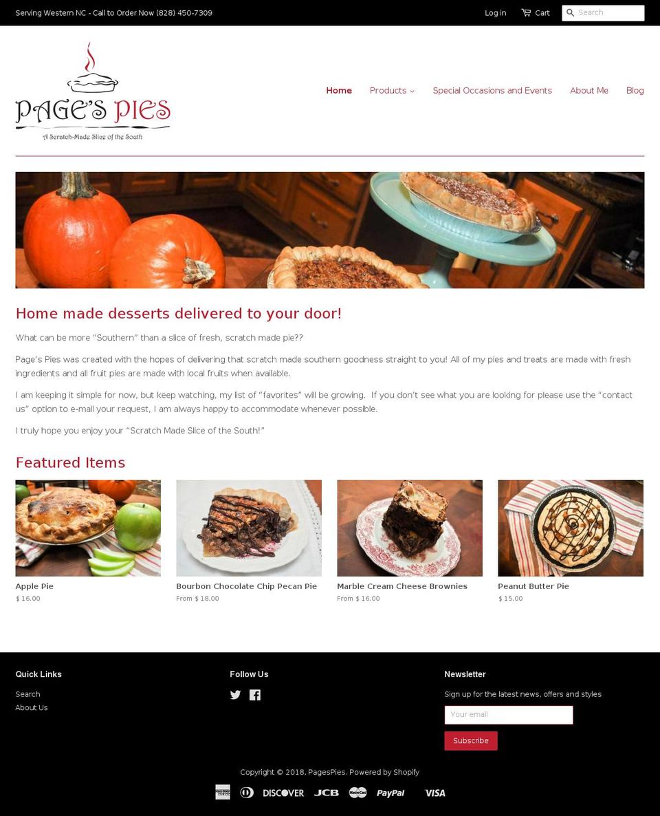 paigespies.com — Shopify storefront screenshot