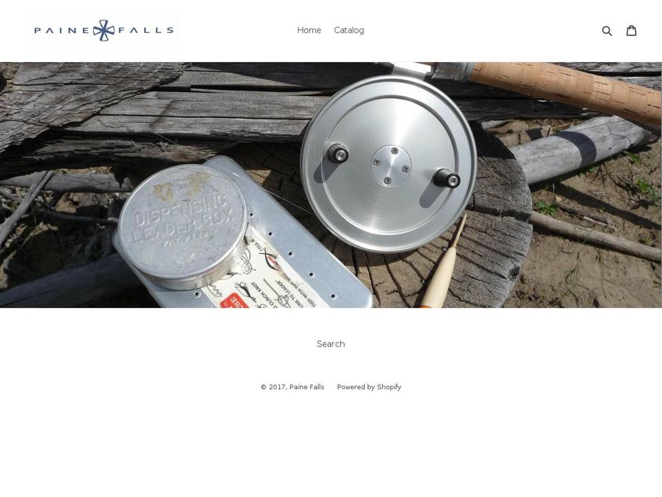 painefalls.com shopify website screenshot