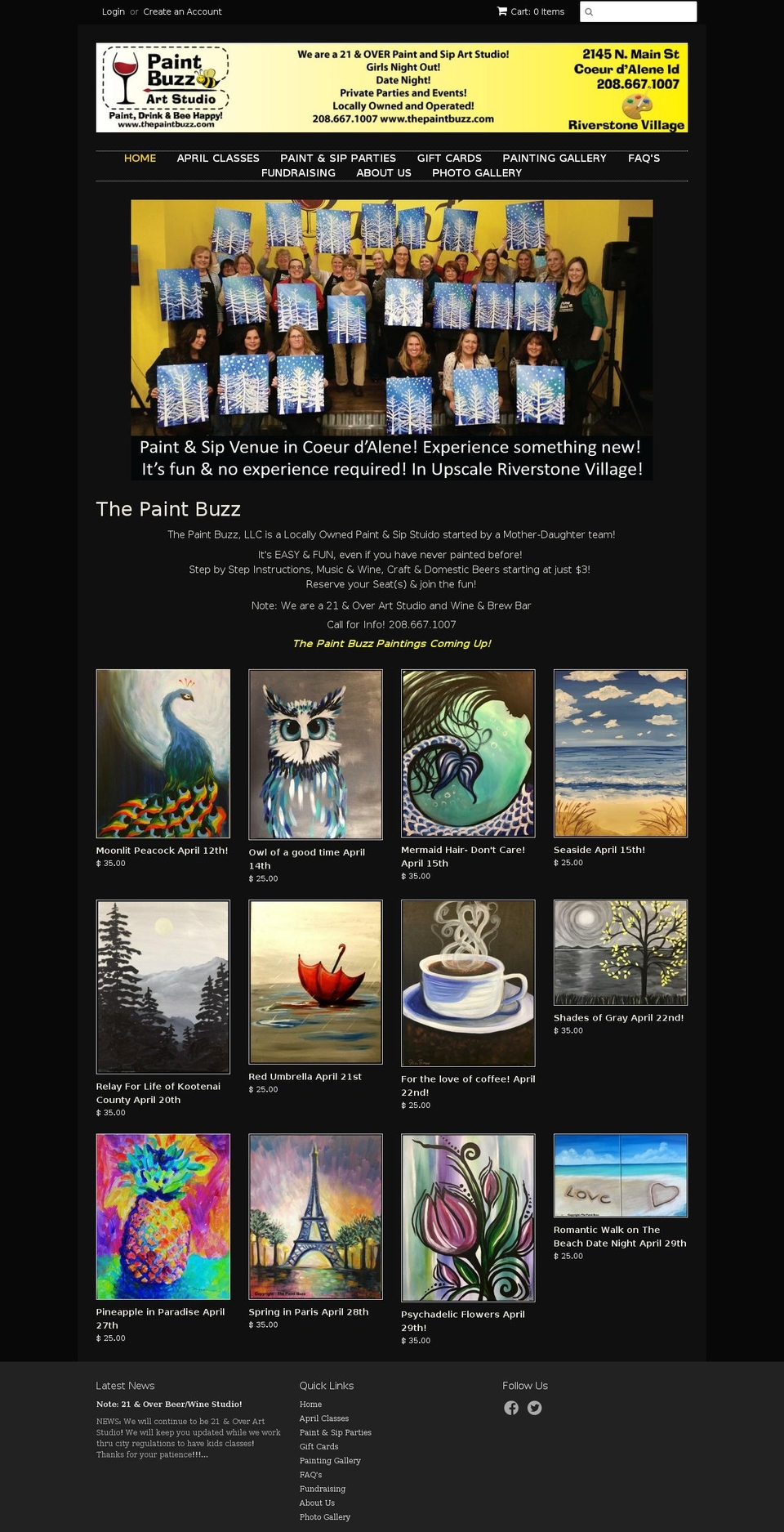 paint-buzz.com shopify website screenshot