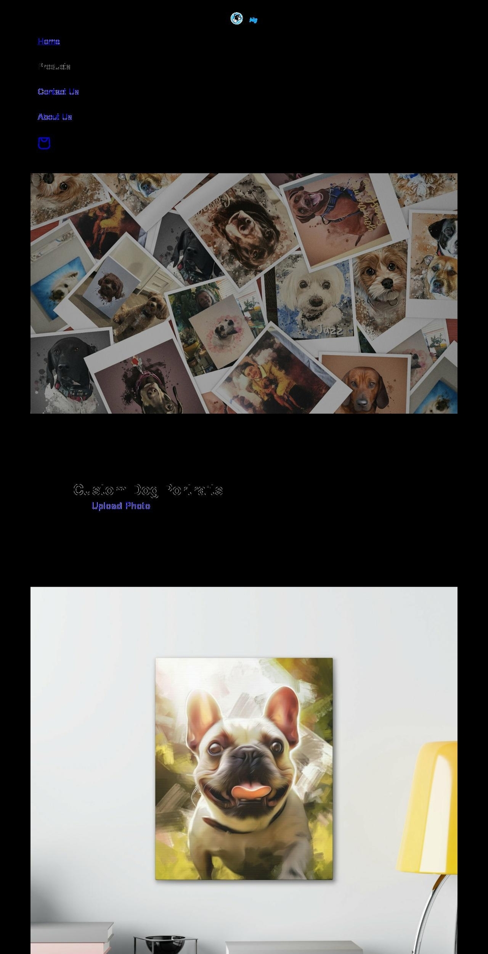 paint-my-doggy.myshopify.com shopify website screenshot