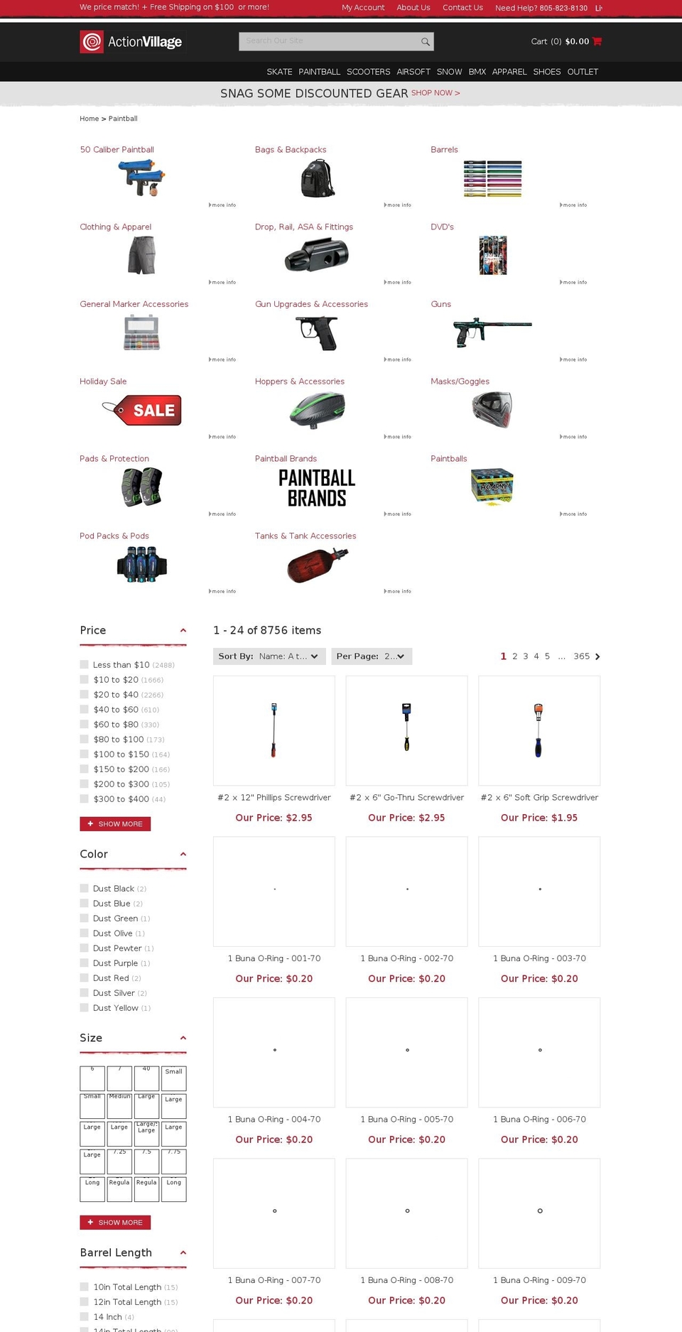 [Plus] v2 Migration - ActionVillage by SDG Shopify theme site example paintball-shoes.com