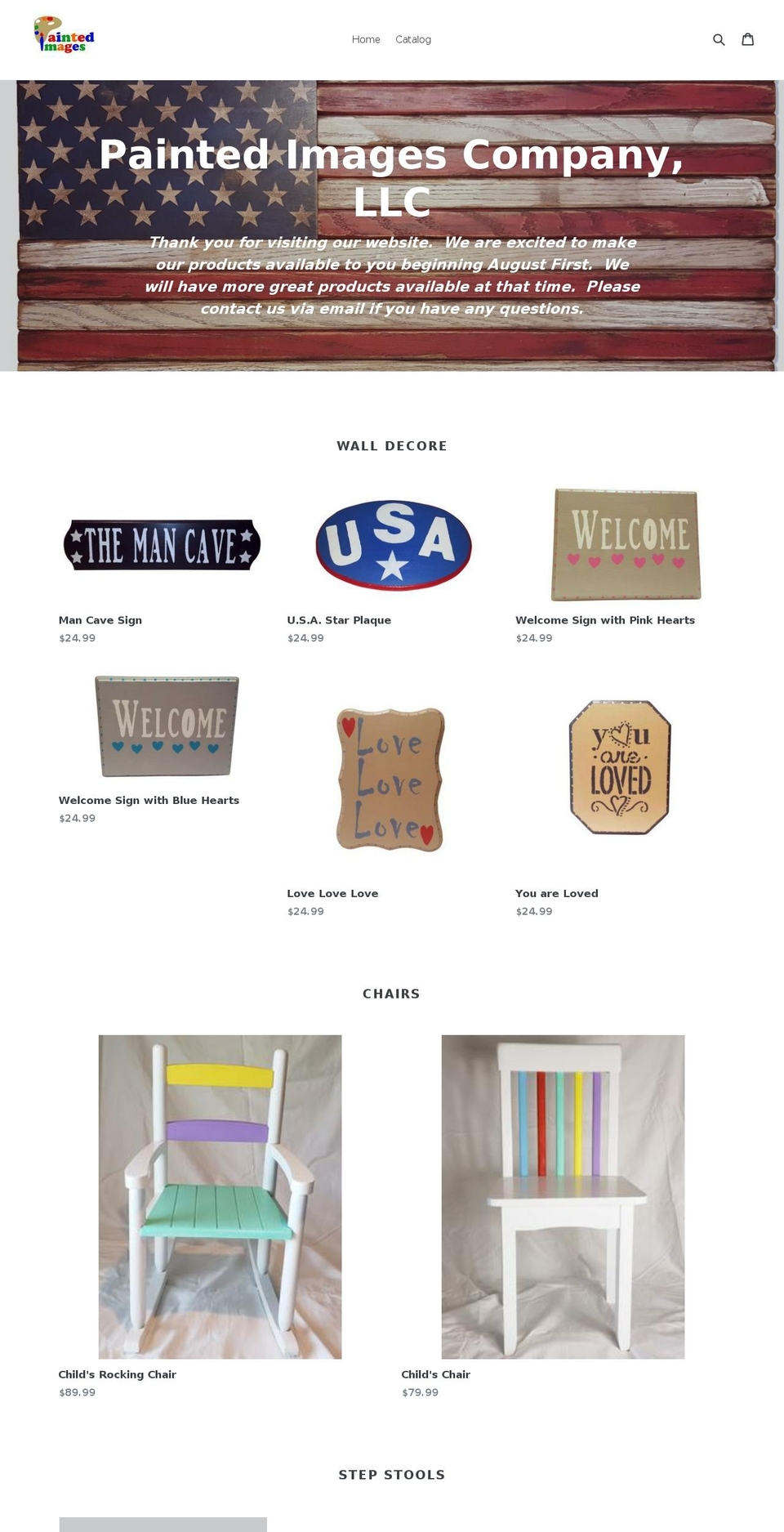 painted-images.com — Shopify storefront screenshot