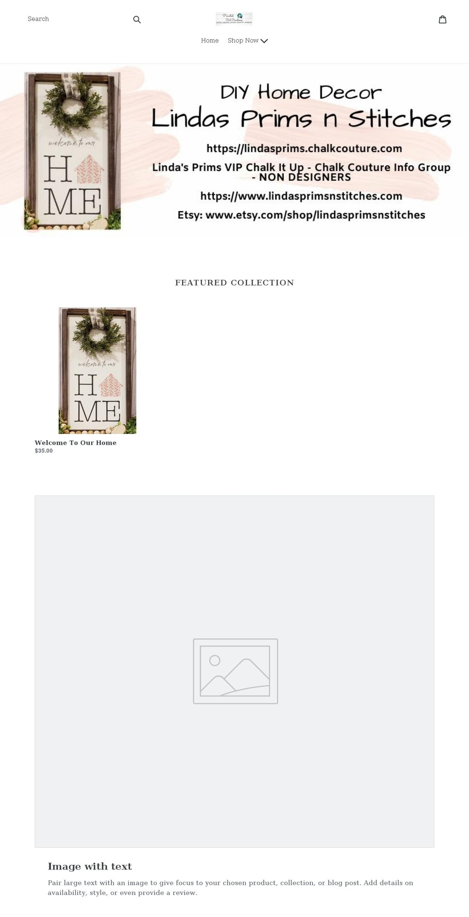 paintedowlcreations.com shopify website screenshot