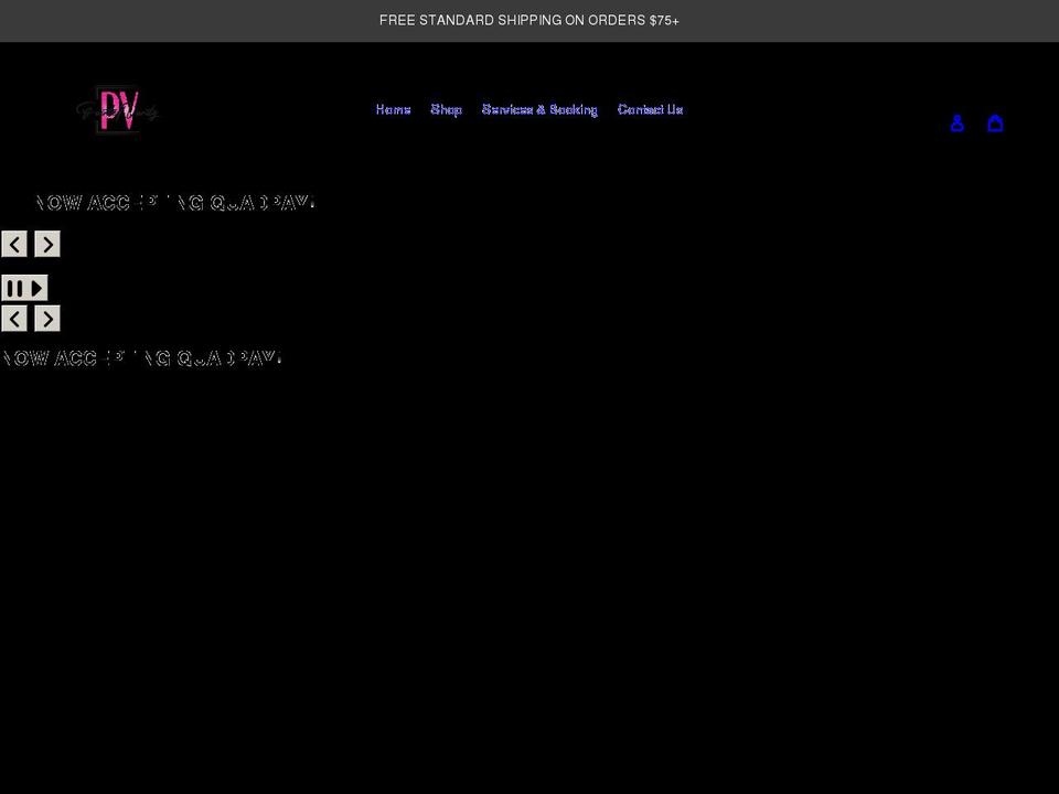 paintedvanity.com shopify website screenshot