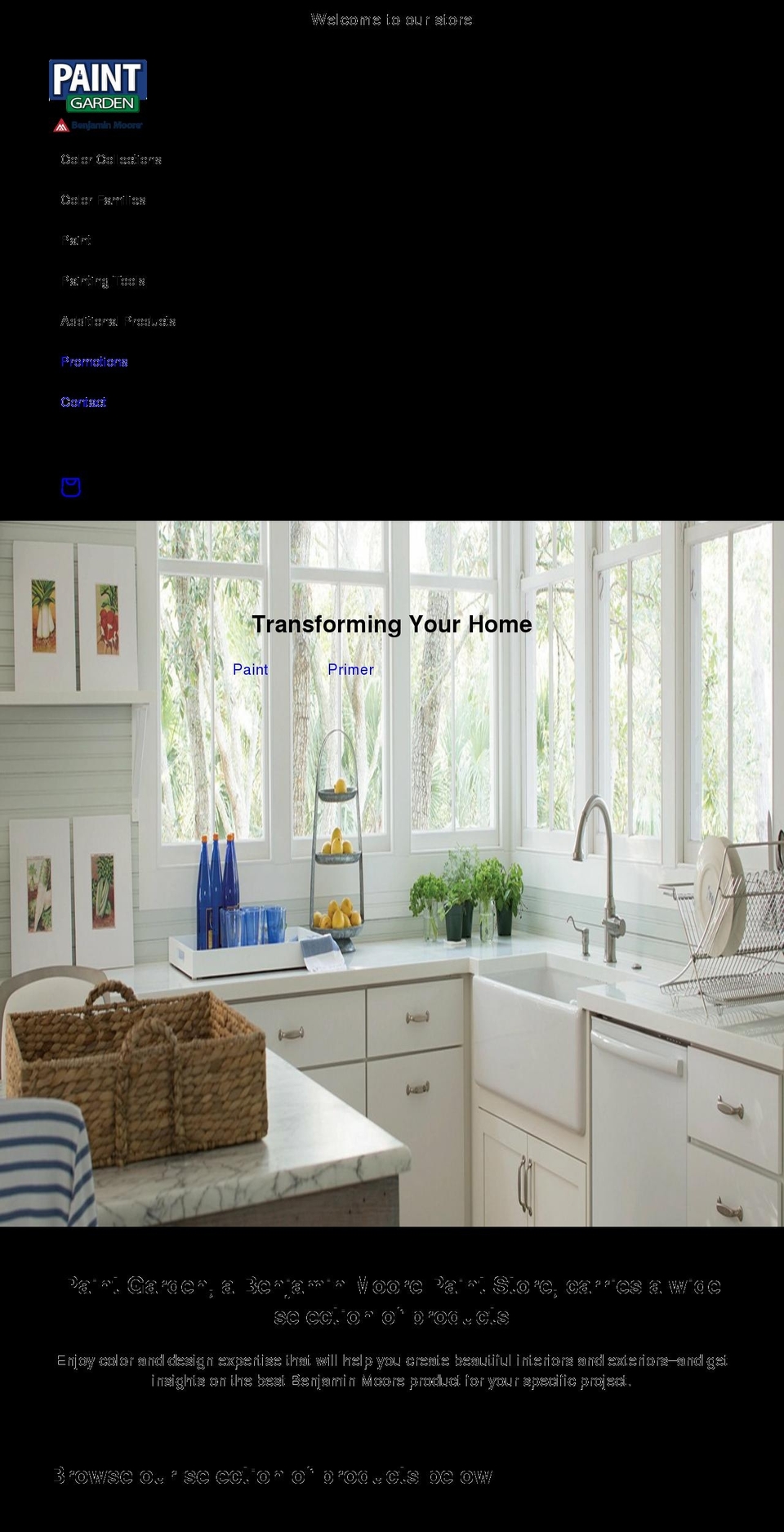 paintgarden.com shopify website screenshot