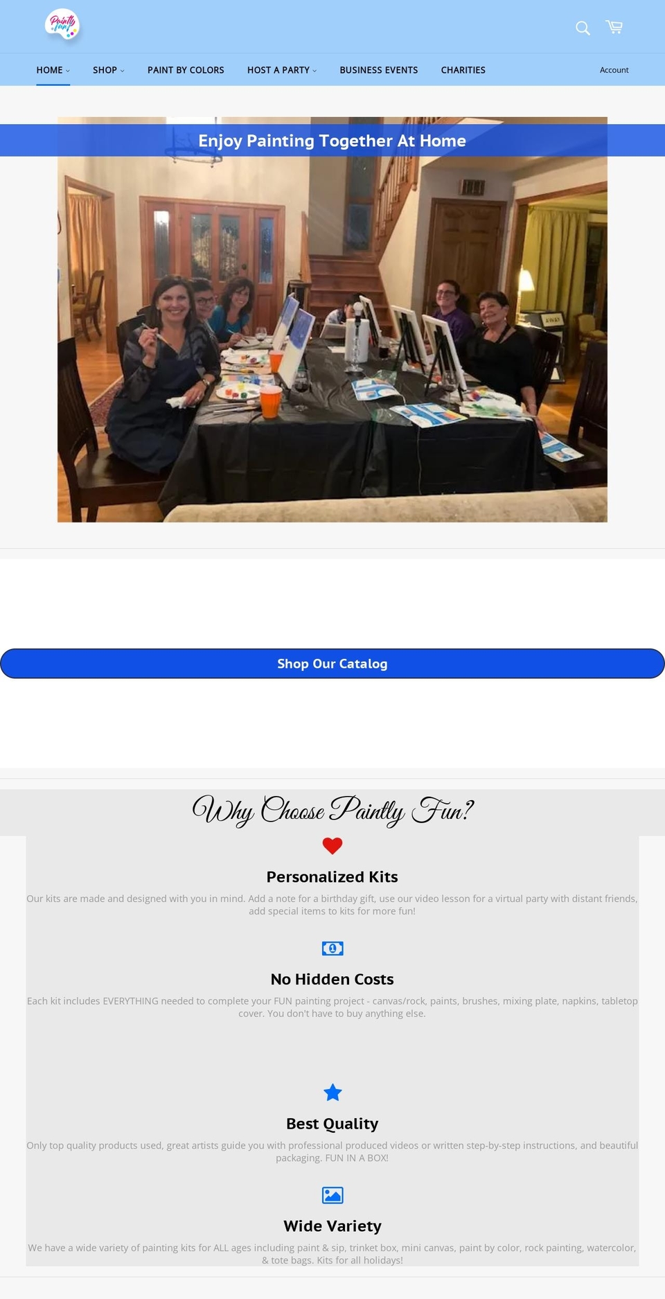 paintly.fun shopify website screenshot