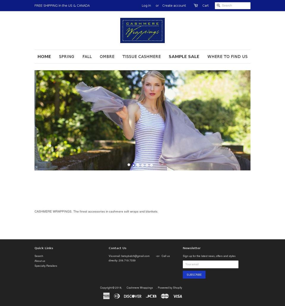 Cashmere Wrappings Shopify theme site example paisleybailey.com