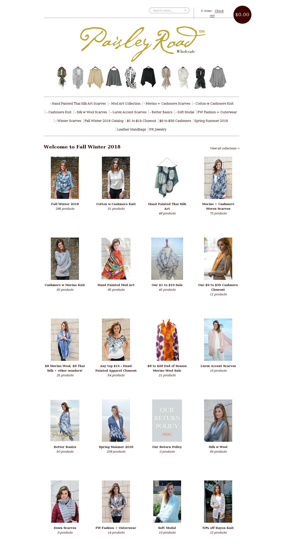 paisleyroad.biz shopify website screenshot