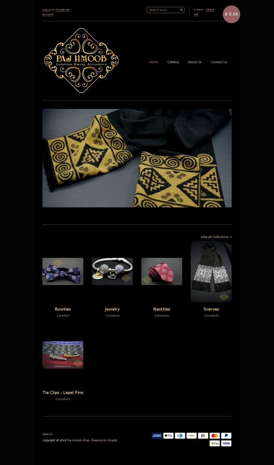 pajhmoob.com shopify website screenshot