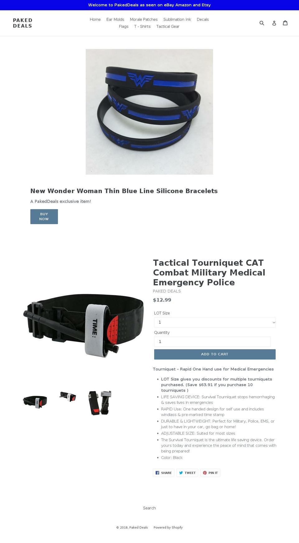 pakeddeals.com — Shopify storefront screenshot