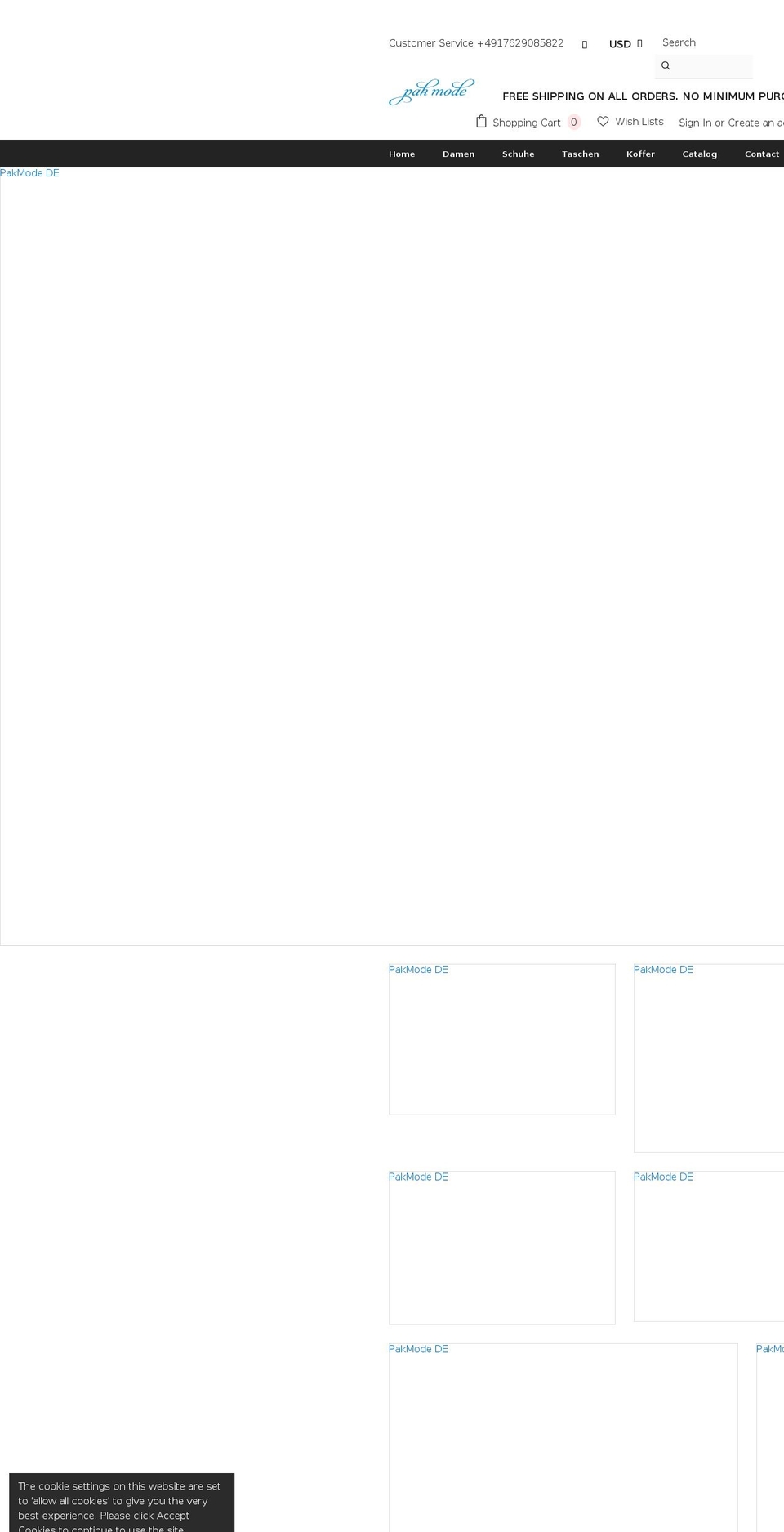 pakmode.de shopify website screenshot