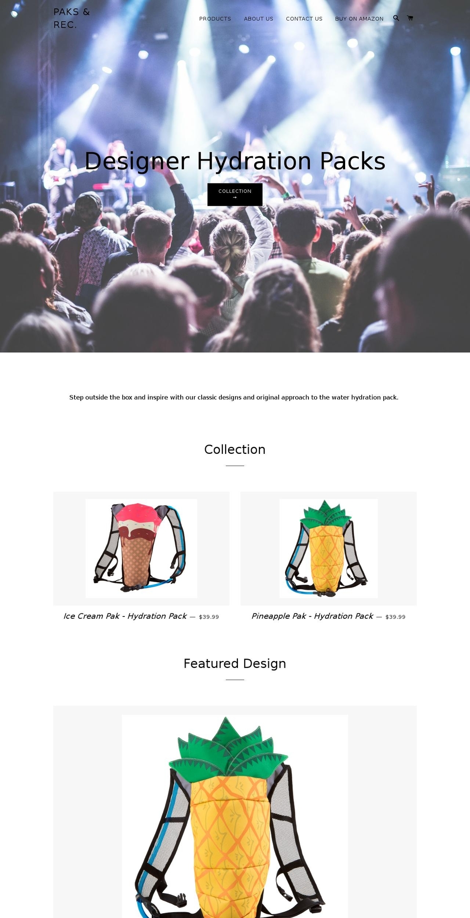 Paks\u0026Rec. Shopify theme site example paksnrec.com