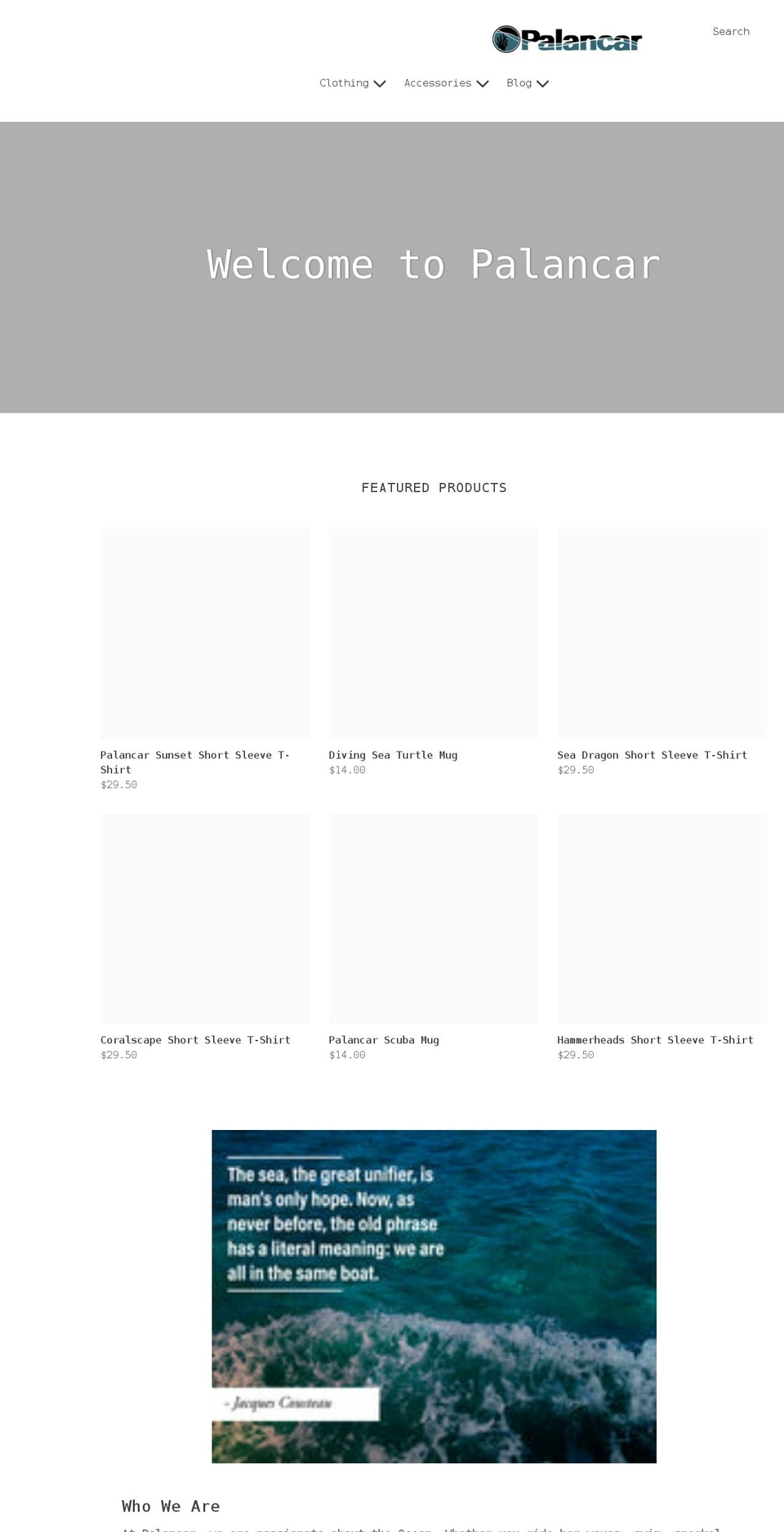 palancarlife.com shopify website screenshot