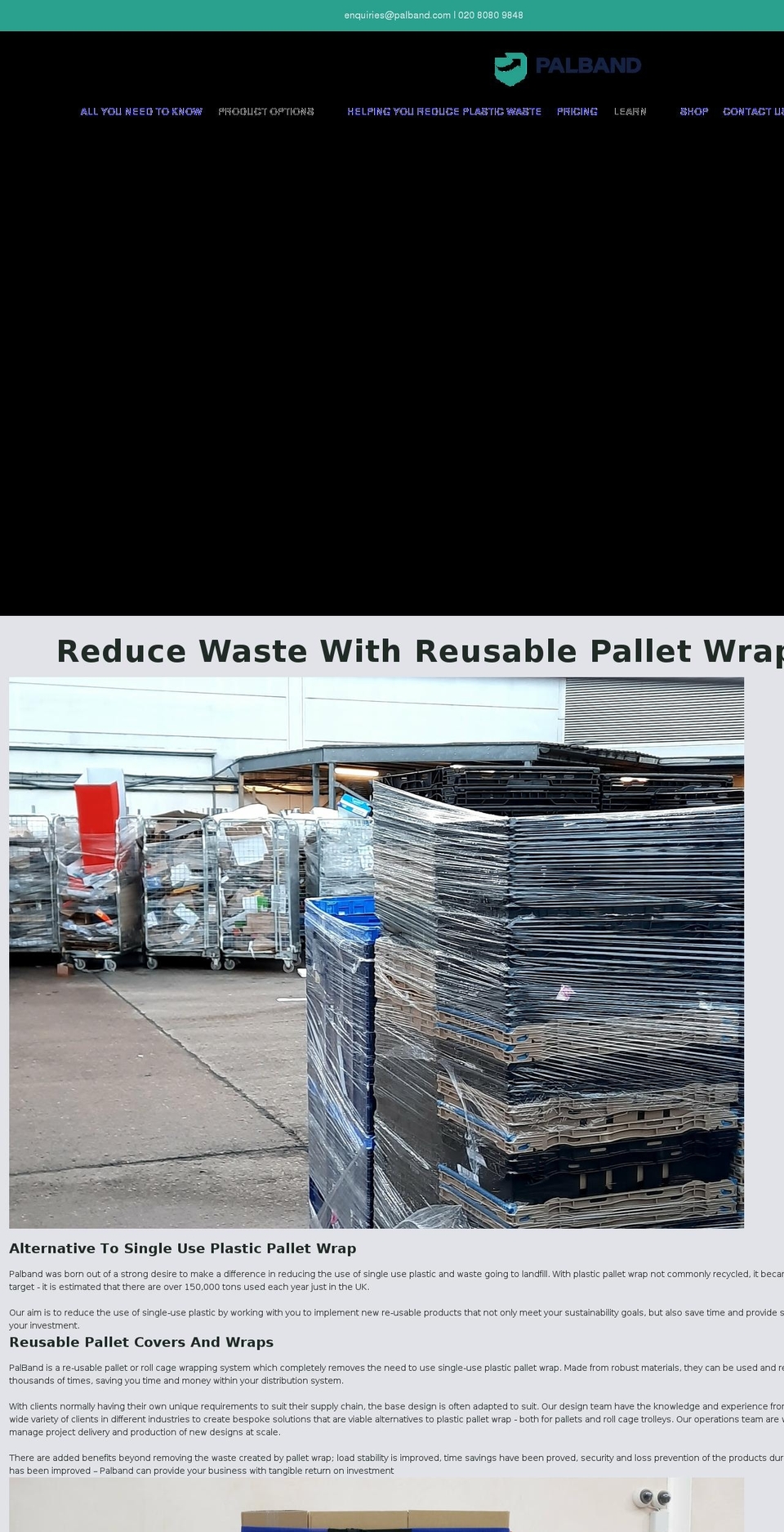 palband.com shopify website screenshot