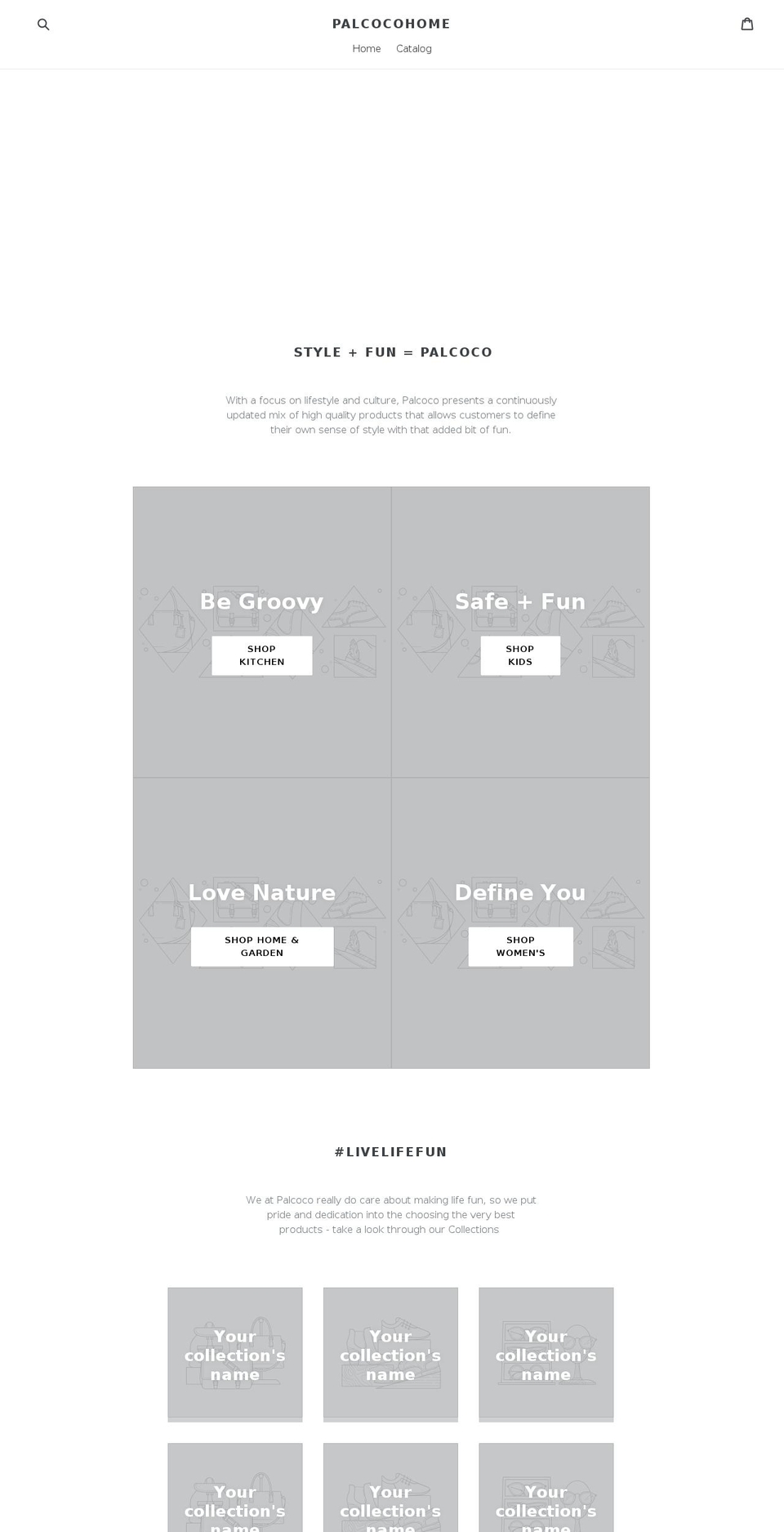palcoco.com — Shopify storefront screenshot