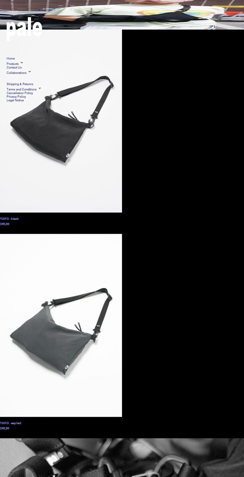 pale-berlin.com shopify website screenshot