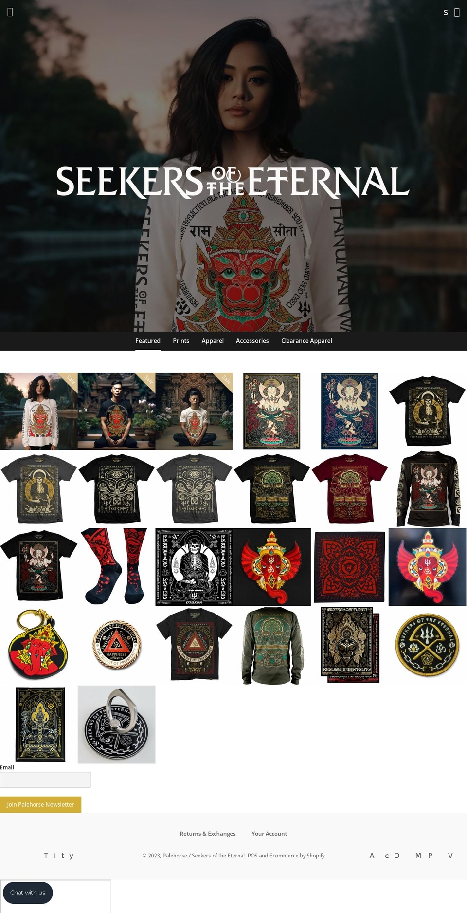 palehorse.myshopify.com shopify website screenshot