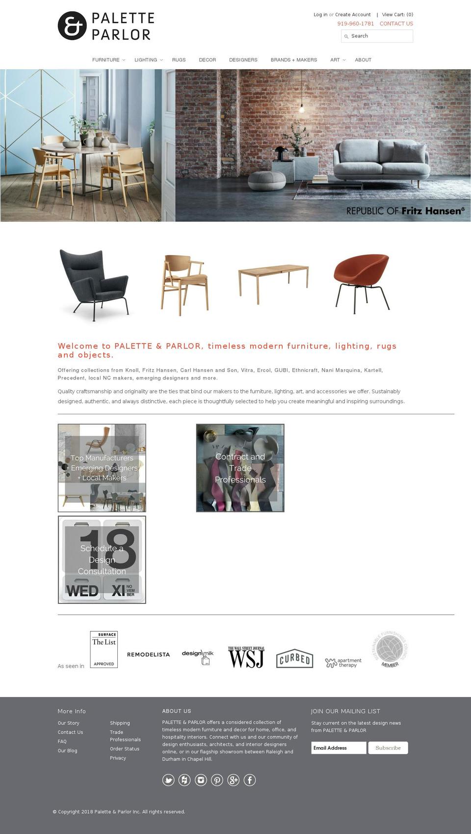 paletteandparlor-april30 Shopify theme site example paletteparlor.com