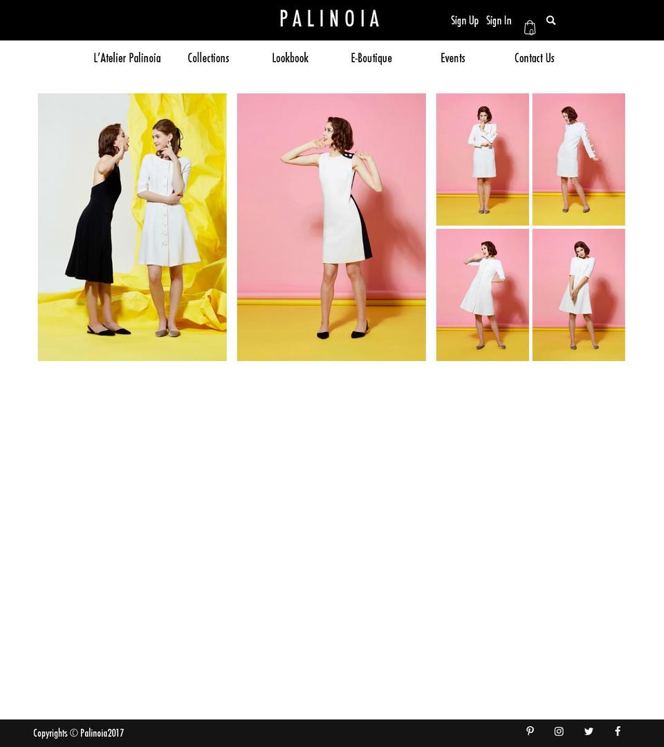 palinoia-studio.com shopify website screenshot