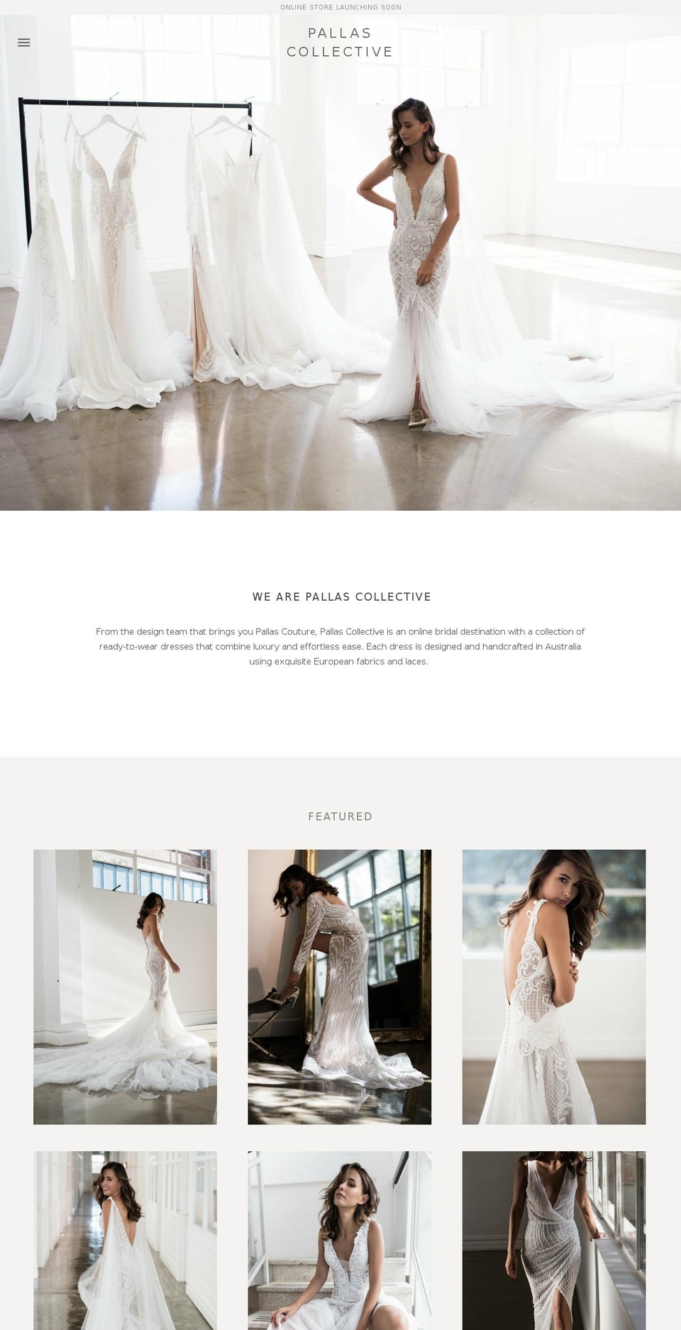 pallascollective.com — Shopify store on .com
